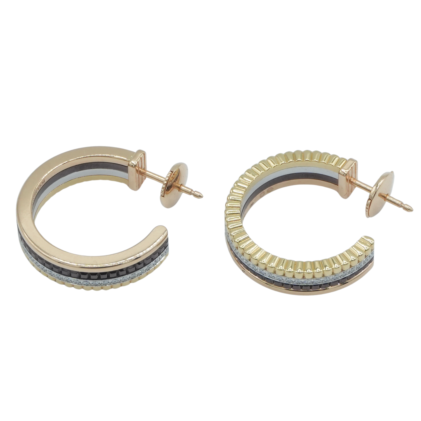 BOUCHERON Quatre Classique Hoop Earrings – Small (Gold / Diamond)